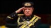 King of Malaysia Sultan Ibrahim Iskandar salutes the guard of honour during a welcoming ceremony at the National Palace in Kuala Lumpur, on Jan. 31, 2024.