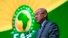 Le président de la Confédération africaine de football (CAF), Ahmad Ahmad, prononce un discours lors de la 40e assemblée générale ordinaire de la CAF le 2 février 2018 à Casablanca, au Maroc.