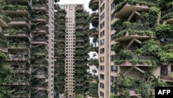 中國成都市一居民小區。