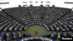 Le Parlement européen à Strasbourg, France, 5 avril 2017. 