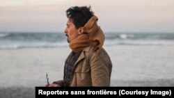 Le photojournaliste franco-marocain, Seif Kousmate expulsé de Mauritanie vers le Maroc, photo publiée le 28 mars 2018. (Reporters sans frontières)