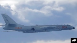中國空軍H-6轟炸機。