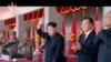 北韓發布金正恩觀看射擊訓練圖片