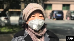 武漢作家方方今年2月受訪時照片（法新社圖片）