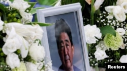 在奈良街頭被刺殺的日本前首相安倍晉三。