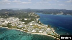 美國在日本沖繩駐有軍事基地