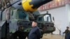 This image made from video of an undated still image broadcast in a news bulletin by North Korea's KRT on May 15, 2017, shows leader Kim Jong Un at what was said to be a missile test site at an undisclosed location in North Korea. 