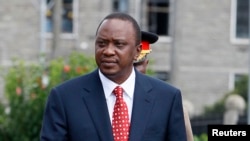 Le président du Kenya, Uhuru Kenyatta, à Nairobi (16 avril 2013)