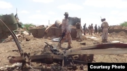 Après une attaque des shebab à Beledweyne, le 25 octobre 2016. (Photo: Courtesy Mohamed Osman Makaran) 