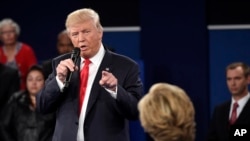 Donald Trump lors du forum citoyen