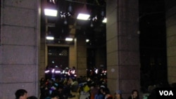 台灣學生衝擊行政院