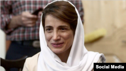 L'avocate iranienne Nasrin Sotoudeh avant son emprisonnement en juin 2018.