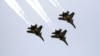 2020年5月3日印度空軍蘇霍伊戰機在甘地訥格爾表演
