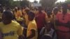 L'opposition s'est rassemblée samedi à Lubumbashi, RDC, le 29 octobre 2016. (VOA/Narval Mabila)