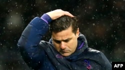 Mauricio Pochettino, lors du match entre Tottenham et Sheffield United, Angleterre, le 9 novembre 2019