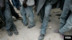 Des mineurs de Kitalu dans la région de Manyara, en Tanzanie, le 20 mars 2008. (Photo d'illustration)