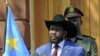 Wananchi wa Sudan Kusini wakieleza uungaji mkono wao kwa uwamuzi wa Rais Salva Kiir kusitisha uzalishaji mafuta. Januari 23, 2012.