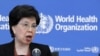 World Health Organization (WHO) Director-General Margaret Chan addresses the media on WHO's health emergency preparedness and response capacities in Geneva, Switzerland, July 31, 2015. 