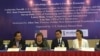 Catherine Novelli, U.S. Under Secretary of State for Economic Growth, Energy, and the Environment at the U.S. Department of State, joins a penal discussion on Unlocking Cambodia's Creative Economy in Phnom Penh, on Friday, June 10, 2016. (Phorn Bopha/VOA Khmer)