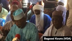 L'opposant et ex-député nigérien Amadou Djibo Ali parle lors d'une point de presse, Niger, 13 mars 2016