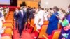 Patrice Talon sortant de la rencontre de présentation des réformes sur la décentralisation. (VOA/Ginette Fleure Adandé)