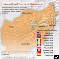 A presença militar no Afeganistão dos diversos países