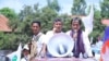 រូបឯកសារ៖ សកម្មភាព​លោក​ យ៉េង វីរៈ ​និង​លោក ​យ៉ង ​សាំង​កុមារ ​សហ​ស្ថាបនិក ​គណបក្ស​ប្រជាធិបតេយ្យ​មូលដ្ឋាន​ ក្នុង​យុទ្ធនាការ​ឃោសនា​ការ​បោះ​ឆ្នោត​ឃុំ​សង្កាត់​ឆ្នាំ​២០១៧​កន្លង​ទៅ។ ​(រូបថត​ផ្ដល់​ឱ្យ)​