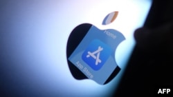 Apple應用程式商店的標識。