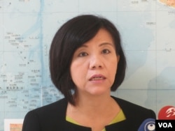 台灣在野黨民進黨立委葉宜津（美國之音張永泰拍攝）