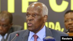 Le président José Eduardo dos Santos, 2 décembre 2016.