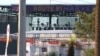 The sign at the Route 91 Harvest Music Festival venue Oct. 2, 2017, in Las Vegas. A deadly shooting Sunday left 59 dead at the music festival on the Las Vegas Strip.