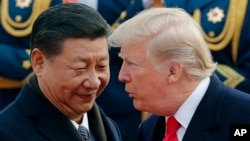 中國國家主席習近平和美國總統川普