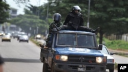 Patrouille policière à Conakry (archives 2010)