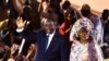 Le président sortant Macky Sall et son épouse Marieme Faye Sall à la cérémonie de son investiture comme candidat à la présidentielle, à Dakar, le 1er décembre 2018.