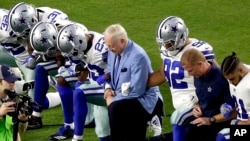 Les Cowboys de Dallas Cowboys, l25 septembre, 2017.