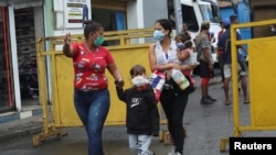 Un poste frontière entre la Colombie et le venezuela, 14 mars 2020. (REUTERS/Carlos Eduardo Ramirez)