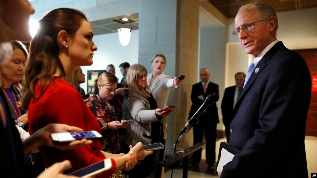 El representante Mike Conaway, R-Texas, anunció el proyecto de reporte que concluye que no hubo colusión entre la campaña de Donald Trump y el Kremlin.