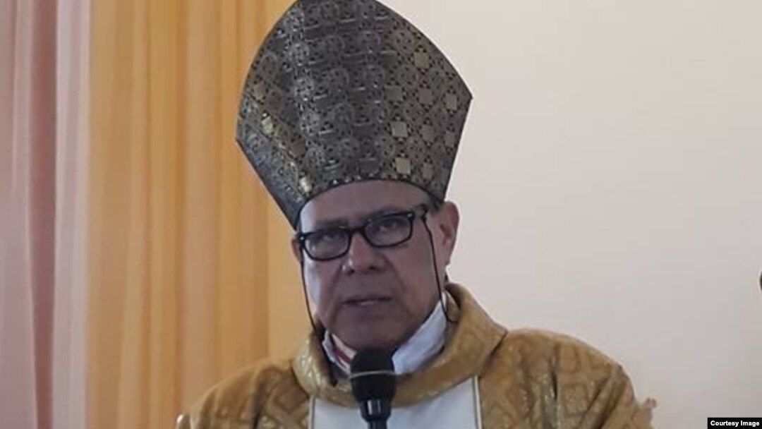 Monseñor Juan Abelardo Mata, obispo de diócesis de Estelí, Nicaragua. Cortesía de Canal Católico.