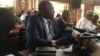 Bernard Okala Bilai, gouverneur du Sud-Ouest, fait le point sur la situation sécuritaire avant les élections, à Yaoundé, le 5 février 2020. (VOA/Emmanuel Jules Ntap)