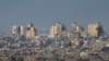 Uharibifu wa majengo Gaza yakionekana kutokea kusini mwa Israel