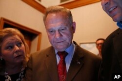 Roy Moore Muddee 12,2017 Montgomery, Alabama.