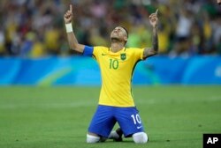 Neymar lors d'un match olympique contre l'Allemagne, le 20 août 2016.