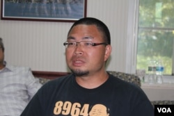 網絡活躍人士北風 (美國之音方冰拍攝)