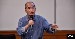 時事評論員劉銳紹。（美國之音湯惠芸）