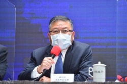 台灣國防部副部長張冠群出席1月7日上午的行政院院會後記者會。（台灣行政院提供）
