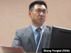 台灣在野黨國民黨立委江啟臣(資料照片)