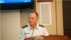 美國空軍參謀長古德芬上將(General David Goldfein)主持印太地區空軍指揮官研討會（美國空軍照片）