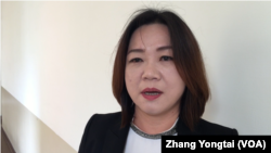 台灣在野黨國民黨立委馬文君（美國之音張永泰拍攝）