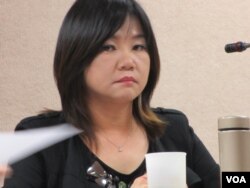 執政黨國民黨立委馬文君(美國之音張永泰拍攝)