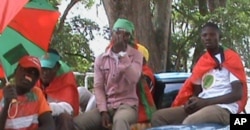 Militantes da UNITA em Malange (Angola)